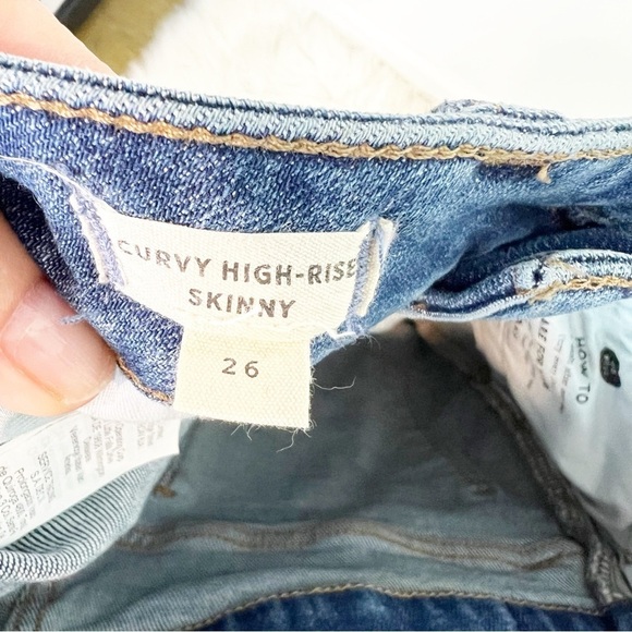 MADEWELL CURVY HIGH RISE SKINNY JEANS WOMENS SZ 26 - Picture 5 of 7
